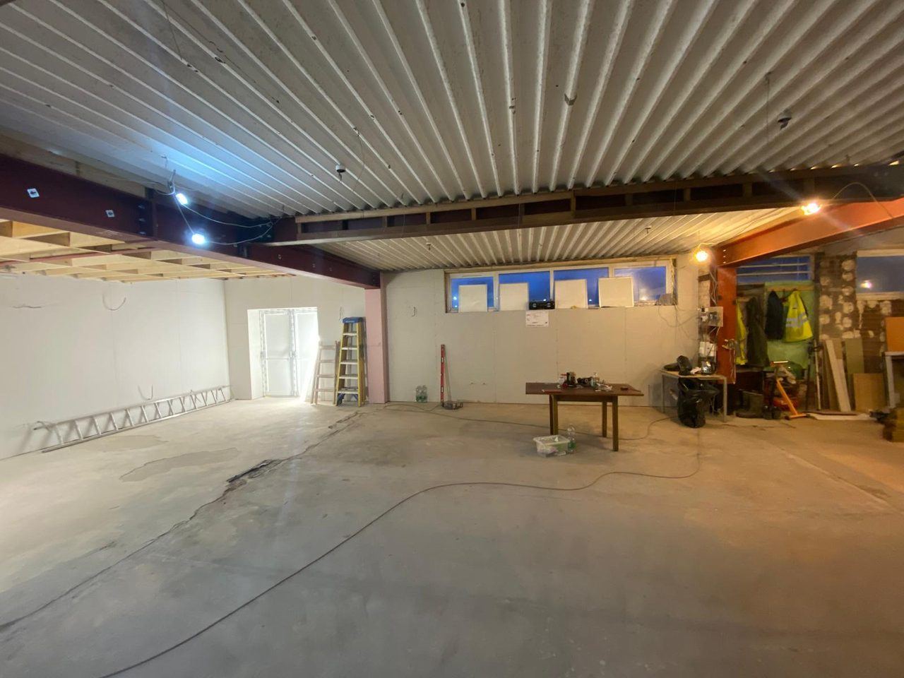 Stage 5: a clean, modern space emerges